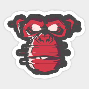 monkey face Sticker